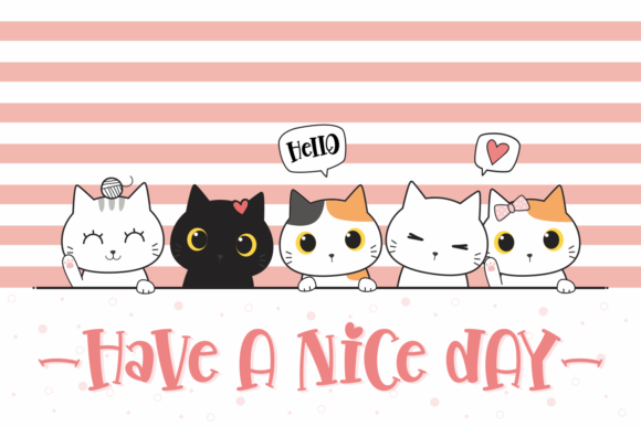 Love It Font PNG with transparent background - Preview 3