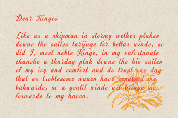 Peacher Font PNG with transparent background - Preview 4