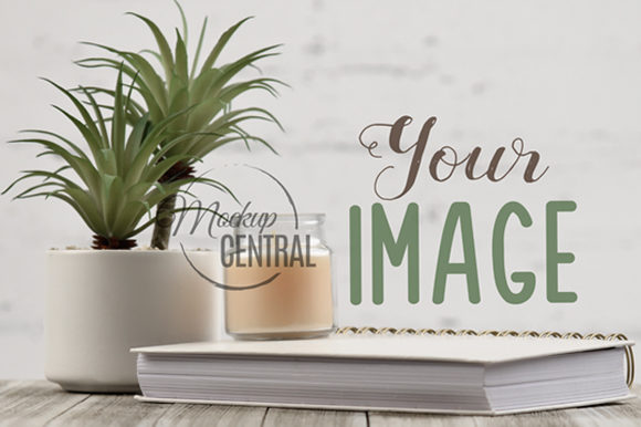Home Table Ad Background Mockup Display
