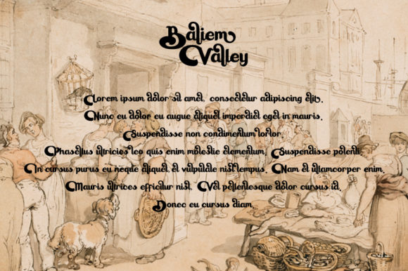 Baliem Valley Font - Preview 4
