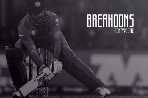 Breakdons Font - Preview 1