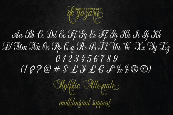 De Gozaru Font - Preview 5