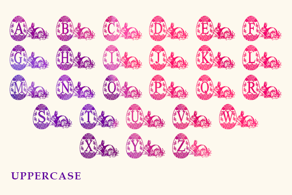 Easter Rabbit Font - Preview 3