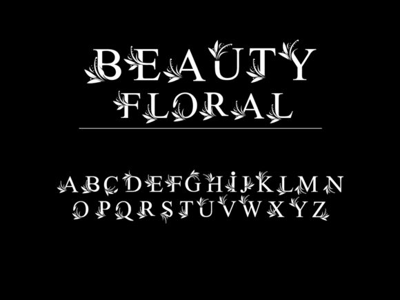 Flourishes Font - Preview 1