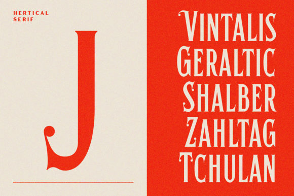 Hertical Font PNG with transparent background - Preview 5