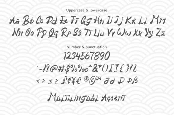 Hiany Lau Font font preview - 3