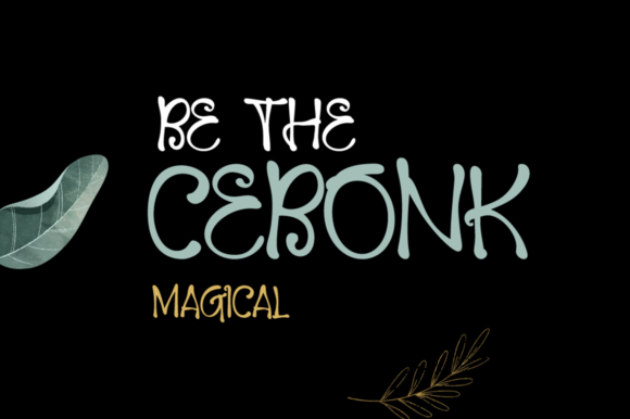 Keong Font PNG with transparent background - Preview 1
