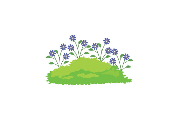 Spring Underbrush Purple Flowers Icon
