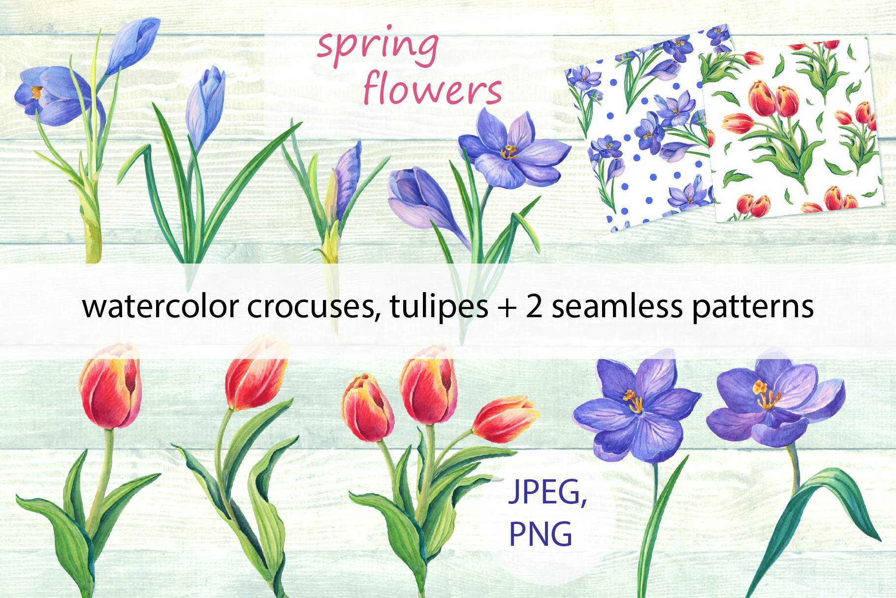 Watercolor Spring Flower Graphic by alisa-lagner · Creative Fabrica