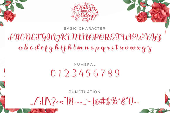 Baby Sweet Holliday Font - Preview 1