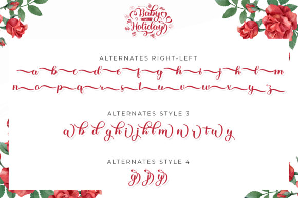 Baby Sweet Holliday Font - Preview 2