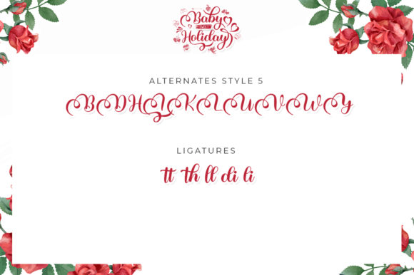 Baby Sweet Holliday Font - Preview 3