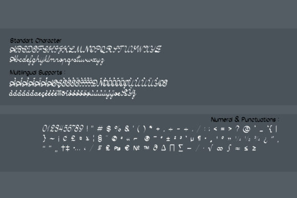 Battafia Font PNG with transparent background - Preview 3