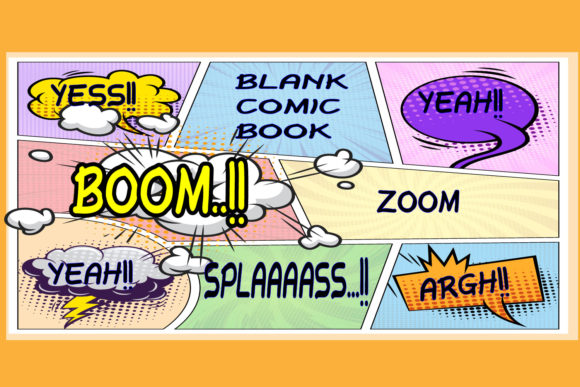 Cartoon Book Font PNG with transparent background - Preview 2