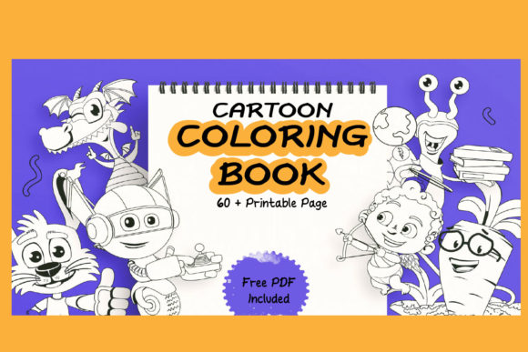 Cartoon Book Font PNG with transparent background - Preview 3