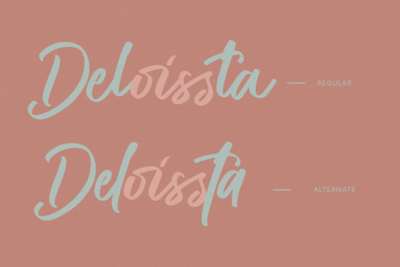 Deloissta Font - Preview 1