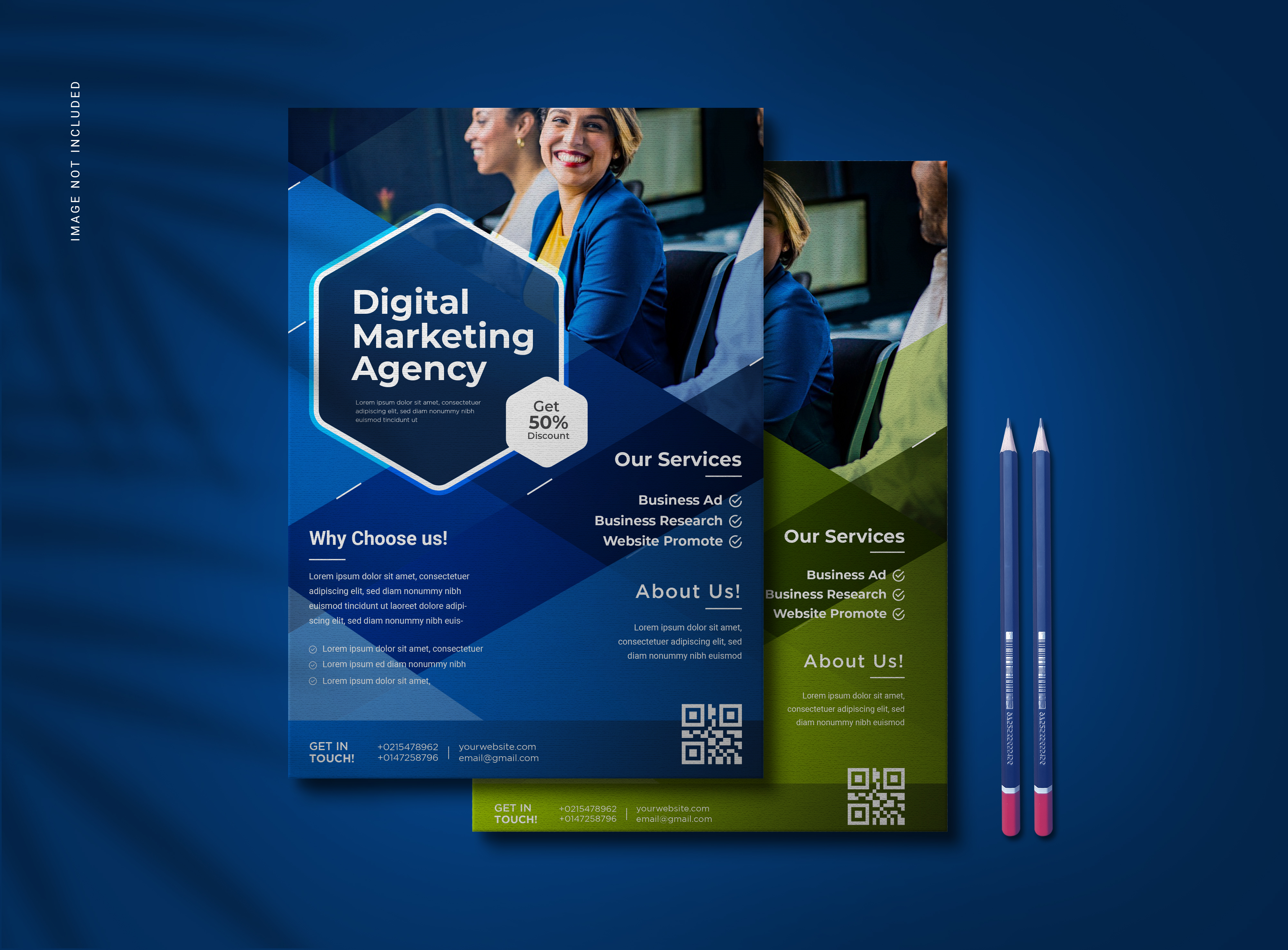 Flyer Mockup, Poster Mockup Graphic by sujhonsharma · Creative Fabrica