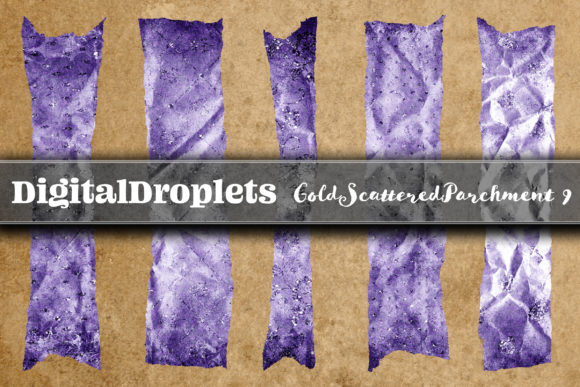 Gold Scattered Vol. 9 | Torn Washi Tapes