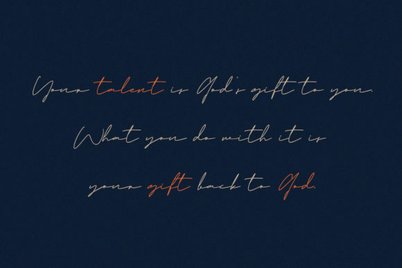 Jarvitts Signature Font PNG with transparent background - Preview 3