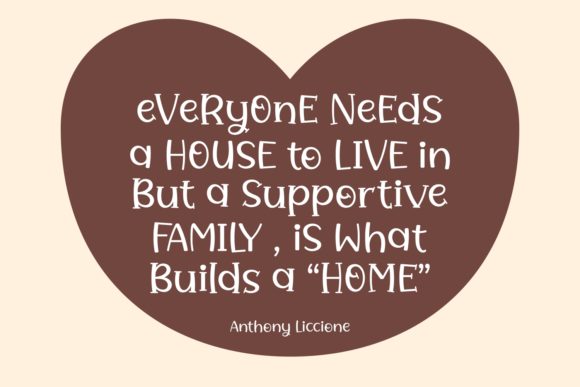 Joyful Family Font PNG with transparent background - Preview 2