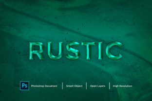 Rustic Style Text Rustic Text Effect Layer Style Graphic by shahsoft · Creative Fabrica
