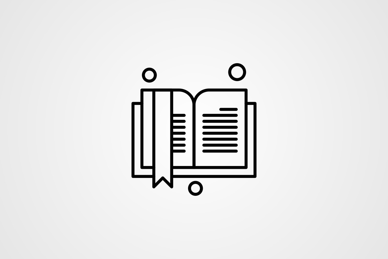 Vector Book Mark Line Icon Graphic by kazim.abbas1996 · Creative Fabrica