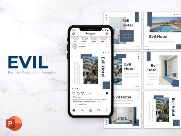 Instagram Feed Template Evil Graphics