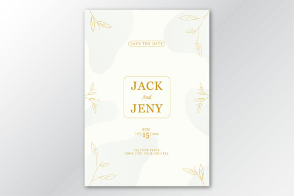 Minimalist Wedding Invitation Template
