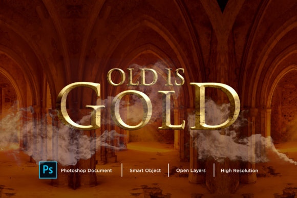 Old is Gold Layer Style Graphic Layer Styles By shahsoft