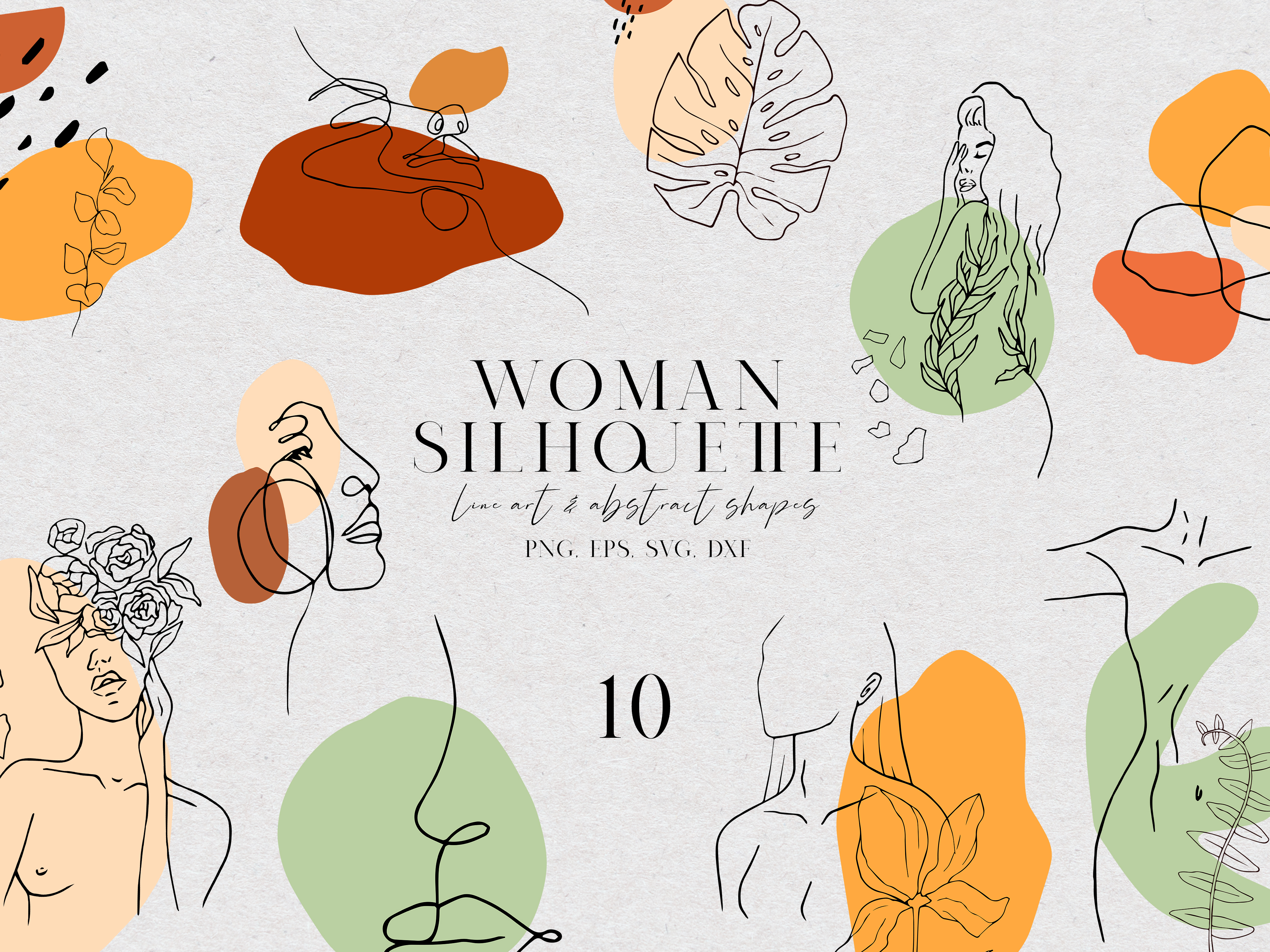 10 Abstract Woman Body and Shapes Graphic by Alisha Gronska · Creative ...