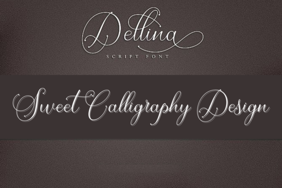 Dellina Script Font - Preview 5