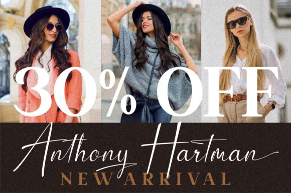 Anthony Hartman Font - Preview 6