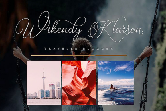 Dellina Script Font - Preview 4