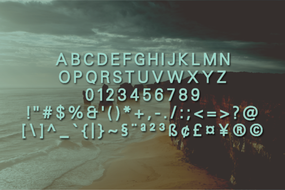 Elthopela Font PNG with transparent background - Preview 1