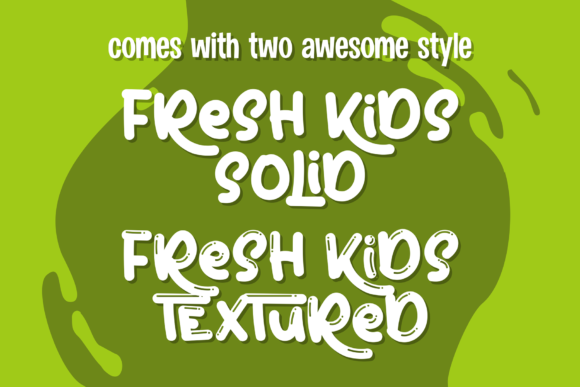 Fresh Kids Font - Preview 2