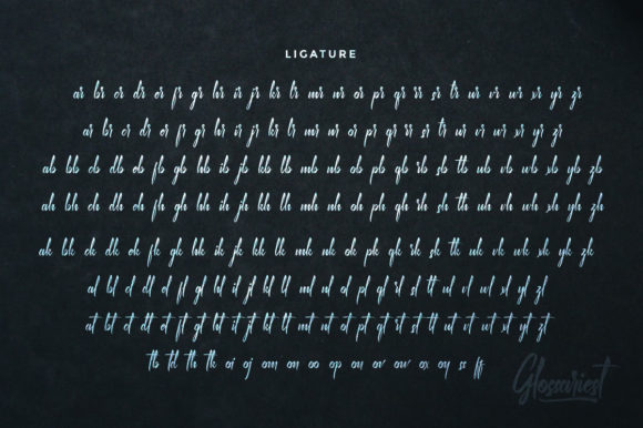 Glossariest Font - Preview 5