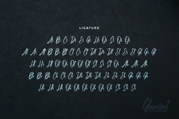 Glossariest Font - Preview 6