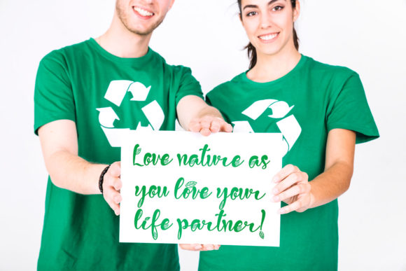Green Love Font - Preview 3