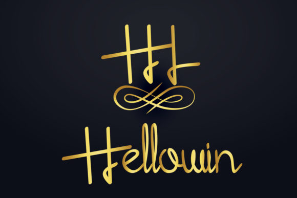 Hellowin Font PNG with transparent background - Preview 2