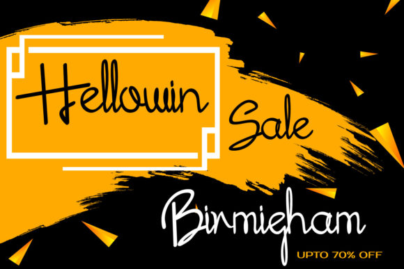 Hellowin Font PNG with transparent background - Preview 3
