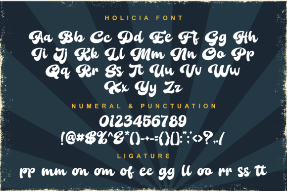Holicya Font PNG with transparent background - Preview 1
