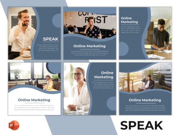 Instagram Feed Template Speak Graphics