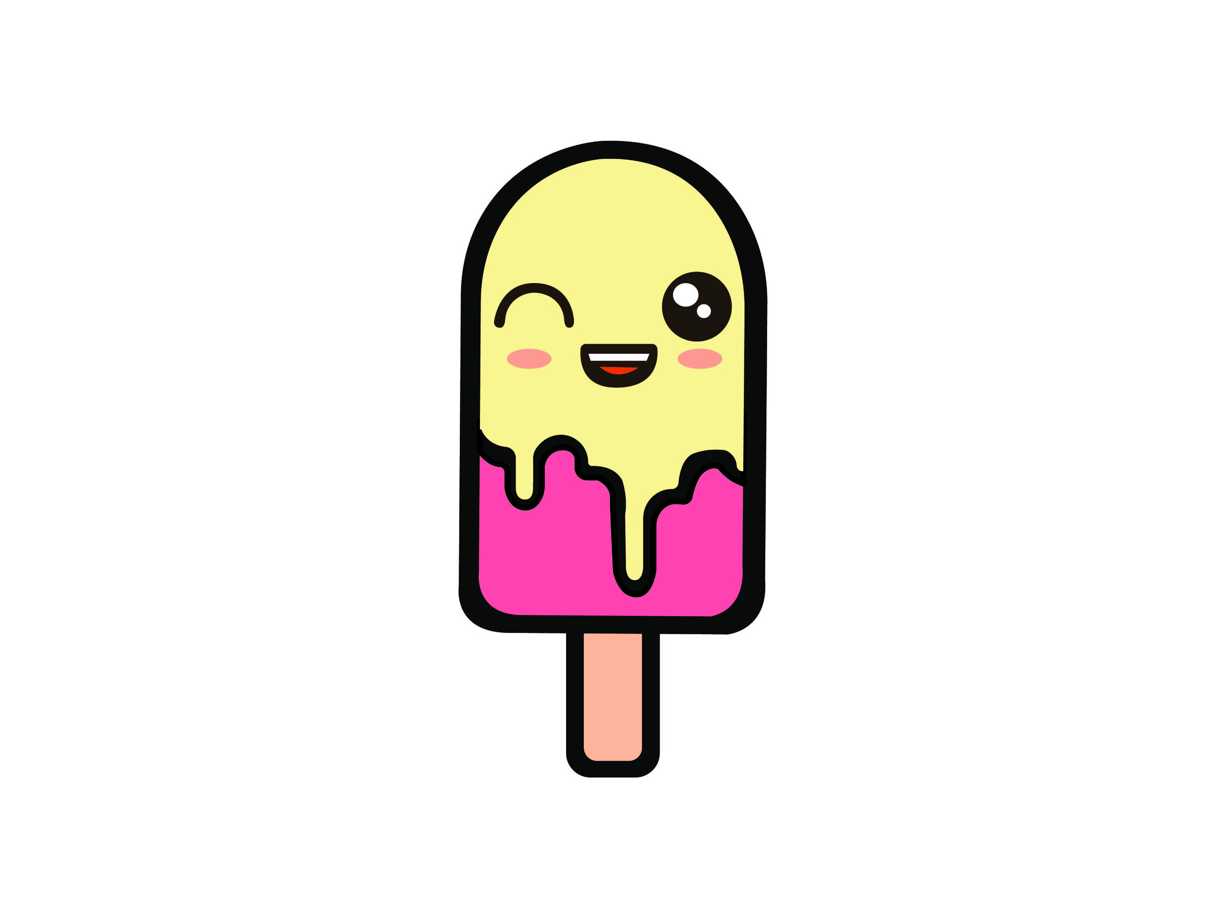 Kawai Ice Cream Cute Graphic by zeusdesign2020 · Creative Fabrica