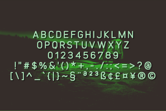Leandreo Font PNG with transparent background - Preview 1