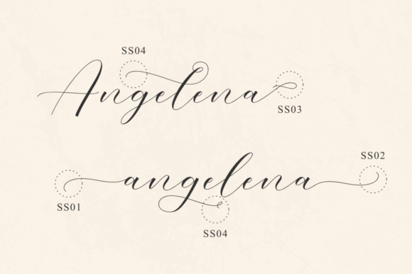 Lindae Font PNG with transparent background - Preview 4