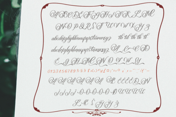 Lintingdaon Script Font PNG with transparent background - Preview 1