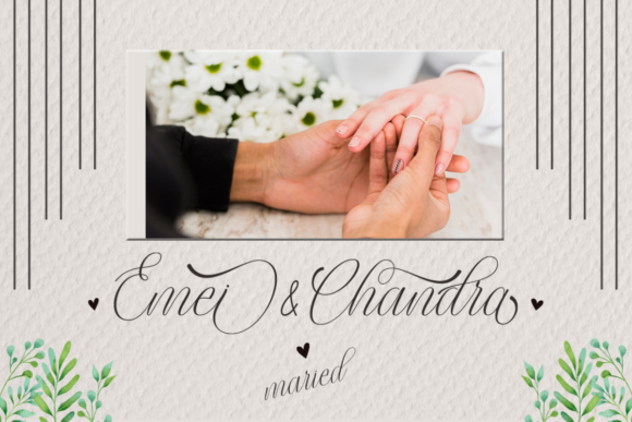 Lintingdaon Script Font PNG with transparent background - Preview 2