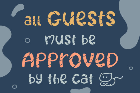 Little Paws Font PNG with transparent background - Preview 1