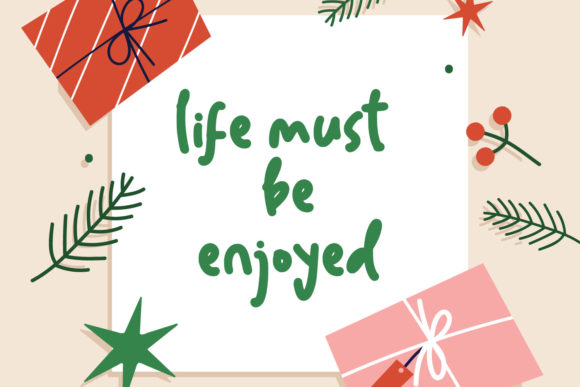 Little White Font PNG with transparent background - Preview 3
