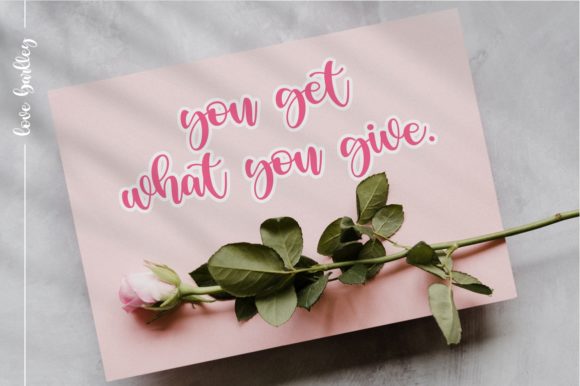 Love Barlley Font PNG with transparent background - Preview 4